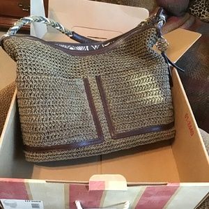 Brighton straw purse